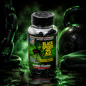 کپسول چربی سوز بلک اسپایدر ۲۵ افدرا کلوما فارما | CLOMA PHARMA BLACK SPIDER™ 25 EPHEDRA
