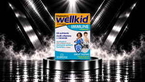 قرص جویدنی ول کید سیستم ایمنی کودکان ۴ تا ۱۲ سال ۳۰ عددی | Wellkid Immune Chewable