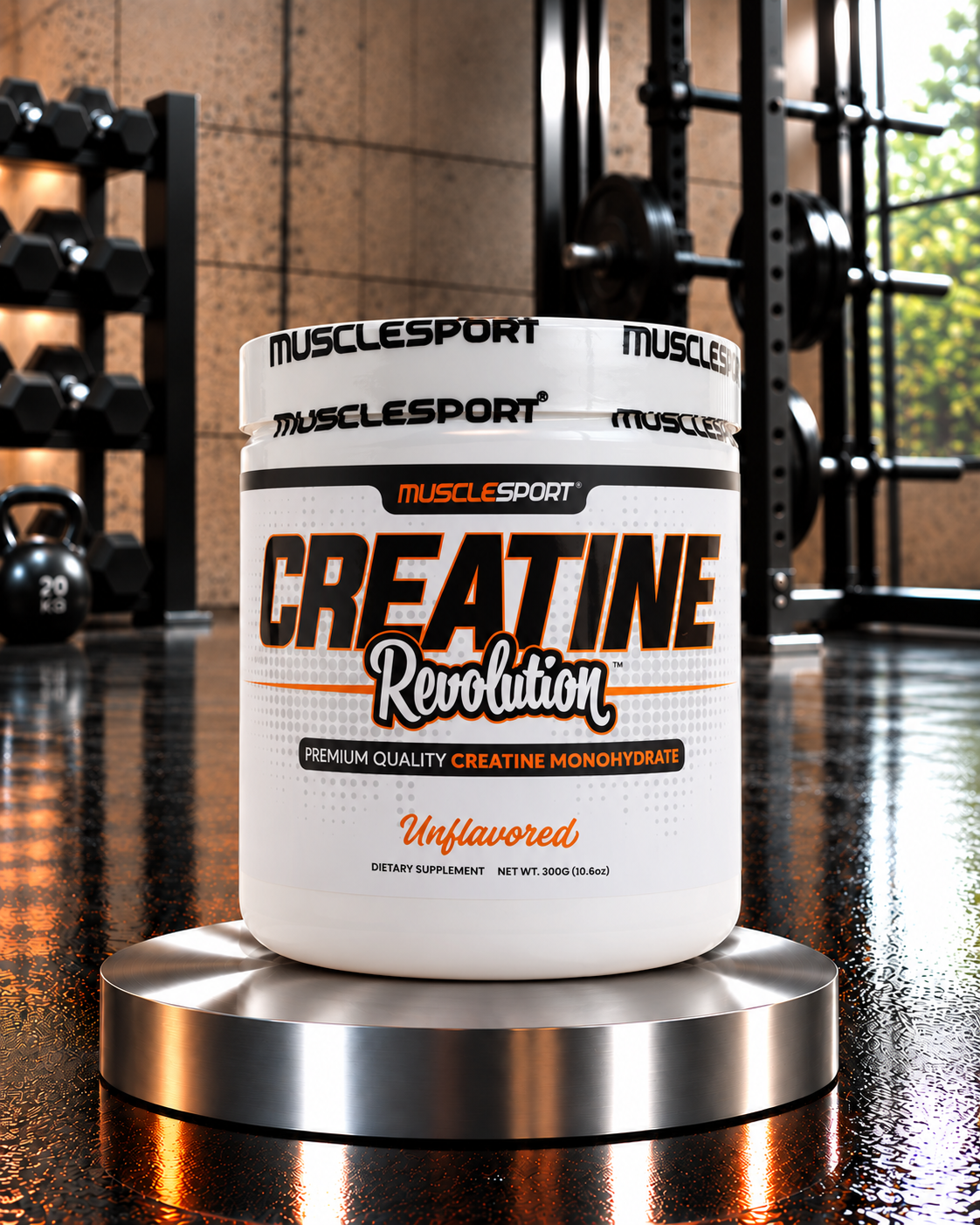 کراتین ماسل اسپرت رولوشن 300 گرمی | MuscleSport Monohydrate Creatine